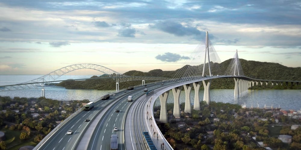 Panama's Metro System, New Bridge, Enhanced Roadways, and New Airport Terminal.