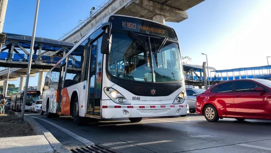 Public Transportation in Panama City, Panama.